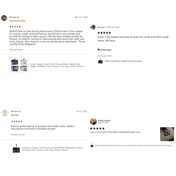 Waterproof London Coin Purse & Card Pouch Holder - Picture 7 of 11